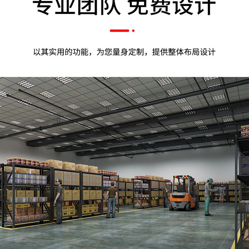 黑色货架仓库置物架多层家用储物架收纳架仓储货物铁架子展示架