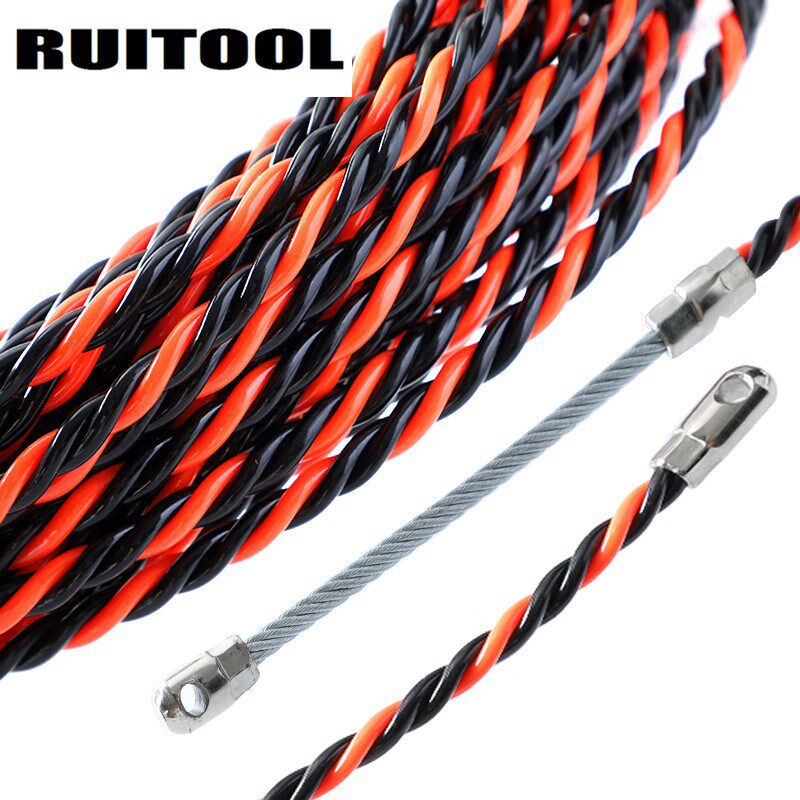 RUITOOL三股穿线器电工穿管器引线器圆头电缆电线网线串线拉线器