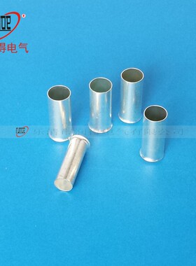 管形裸端子 针形冷压端子EN10-12 紫铜 1000只 GT管空心铜管