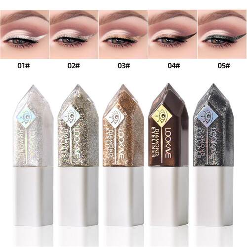 LOOKAVE彩色珠光眼线液Liquid Eyeliner小刷头