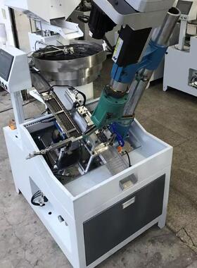 非标定 制自动攻牙机全自动一出二轴双伺服攻牙机自动钻孔攻丝机