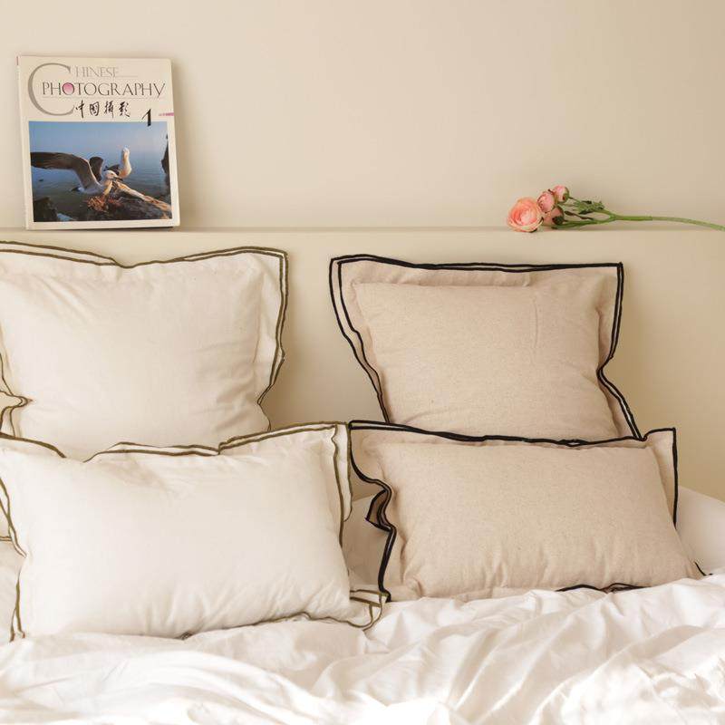 美作元素法式奶油风客厅沙发抱枕侘寂风卧室靠枕床头方枕套靠垫,居家布艺,抱枕被,淘宝优惠券,粉丝福利购,淘宝优惠卷