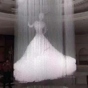 售楼部别墅酒店大堂大型灯具生产厂家工程大型吊灯沙盘区灯具