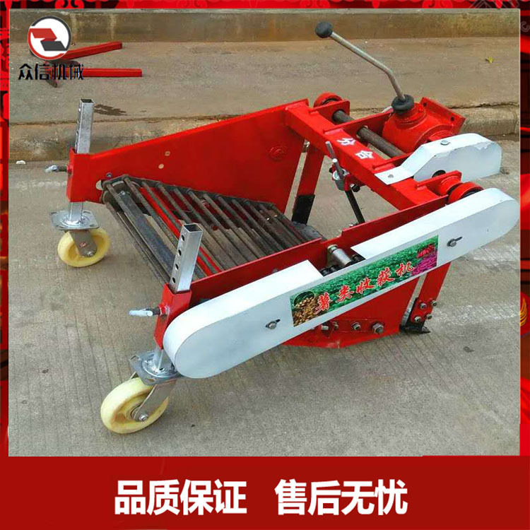 手扶车带动土豆地瓜收获机 小型家用马铃薯收割机 洋葱番薯收获机
