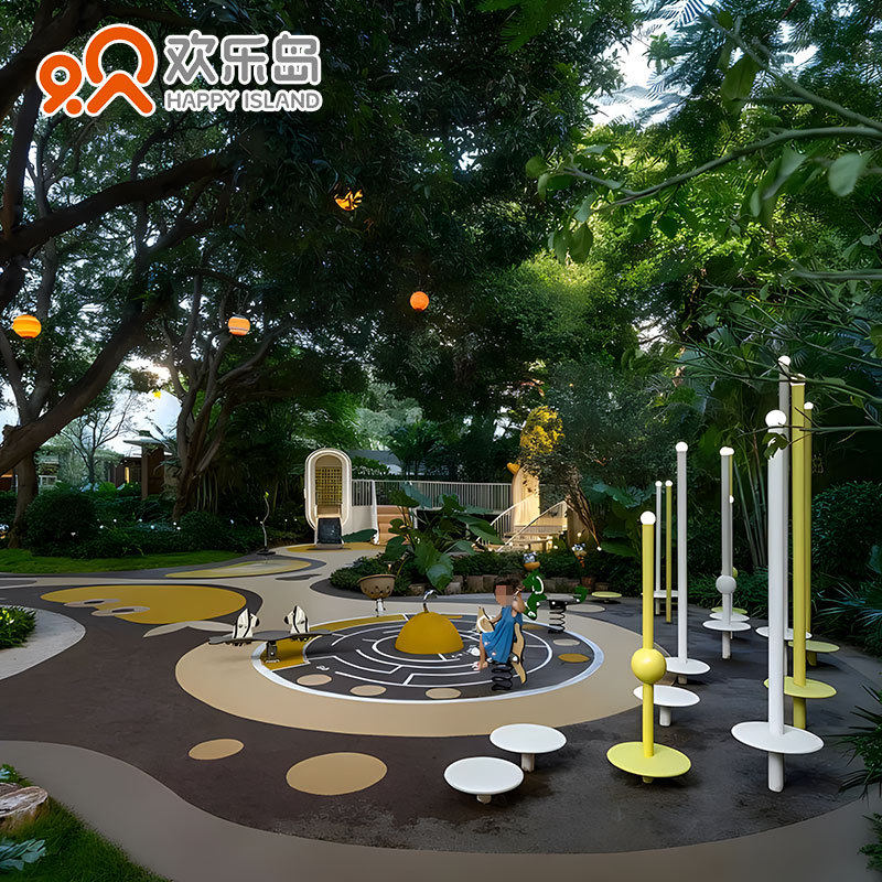 小区公园儿童主题乐园设计户外游乐设备厂家大型不锈钢滑梯定做