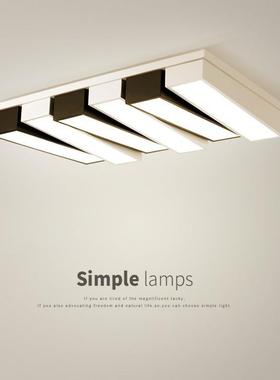 客厅灯简约现代大气家用创意个性北欧LED吸顶客厅主灯卧室灯套餐