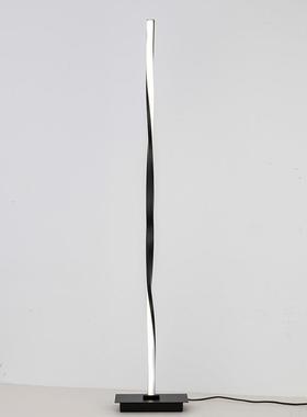 源头厂家极简线条幻彩落地灯LED调光调色氛围灯墙角地灯可调光