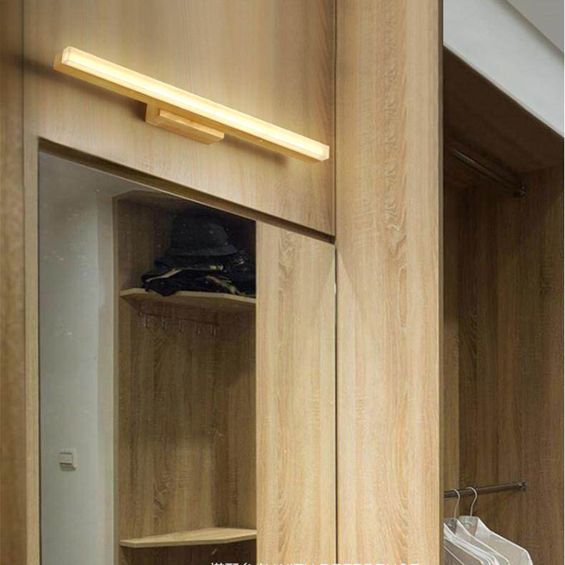 工程现代简约创意实木led卧室书房玄关过道壁灯、镜前灯B1028