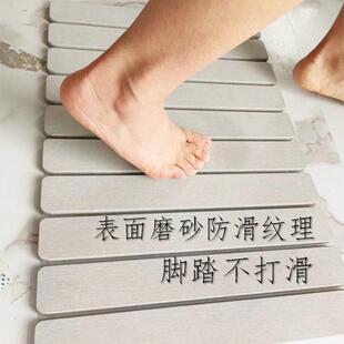 硬硅藻泥脚垫浴室折叠吸水垫软硅藻泥地垫卫生间速干吸水垫防滑垫