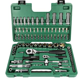 世达工具 56/86件套组合棘轮套筒扳手汽修汽保工具修理修车 09013