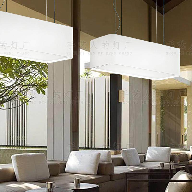 北欧简约现代餐厅吧台岛台餐厅咖啡奶茶店收银台酒店前台布艺吊灯,家装灯饰光源,智能吊灯,淘宝优惠券,粉丝福利购,淘宝优惠卷