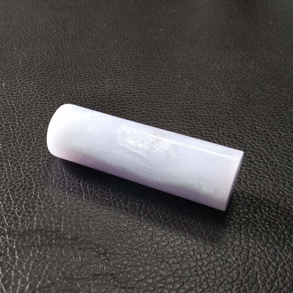 天然紫玛瑙晶石印章私人印鉴个性手工个人图章