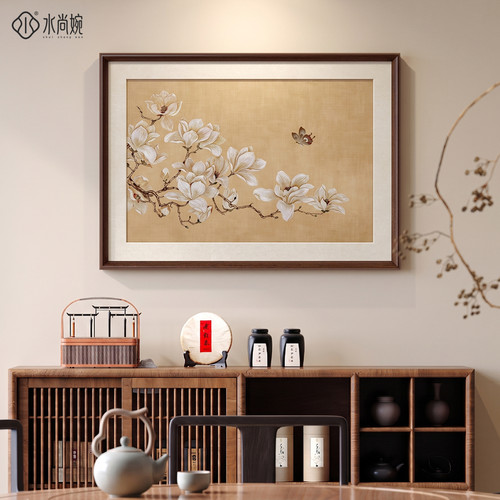 【新中式风】白玉兰餐厅装饰画