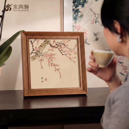 【宋式美学】宋代美学桃花摆画