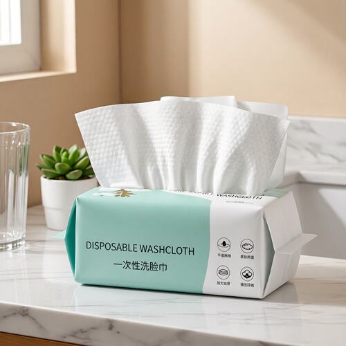 洗脸巾一次性抽取式绵柔加大加厚棉柔巾吸水不掉毛珍珠纹便携式