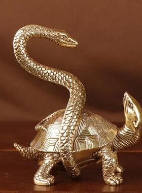 杨铜记 铜四圣 玄武朱雀青龙白虎铜四位神四圣铜摆件