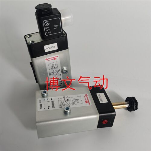 诺冠NORGREN海隆HERION电磁阀8010777二位五通DC24V AC220V换向阀