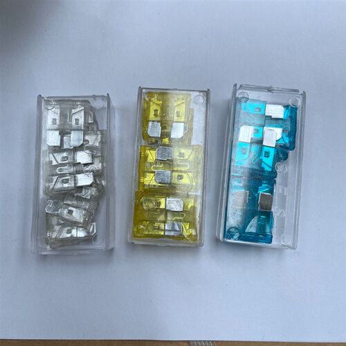 货车汽车保险丝保险片可熔断车用插片式100片/盒10A15A20A25A30A