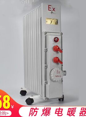 防爆电暖器电热油汀1500W大功率3KW加热取暖器220V大面积速热节能