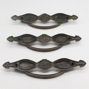 仿古欧式合金拉手抽屉家具衣橱柜门暗藏把手中式家具明装复古拉手