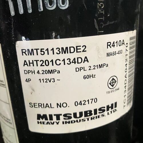 1.5匹变频压缩机RM-B5077MDE21 AHT201A864DY  RMT5113MDE2
