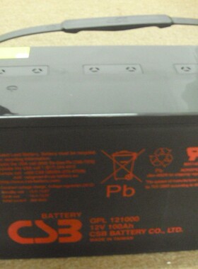 现货CSB GPL121000 12V100AH后备电源/直流屏/船舶/UPS电源用电池