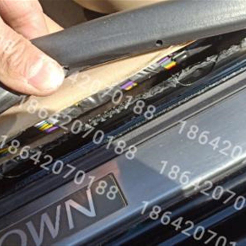 车门密封条牙口不干胶侧围后尾门盖防水密封条拉丝黑色灰色胶皮牙