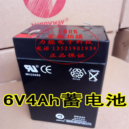 sunnyway蓄电池 SW640 (6V4Ah)电子称 玩具车 童车用蓄电池3-FM-4