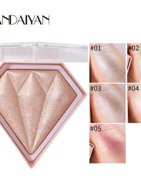 Diamond Highlight Powder Puff 钻石高光粉饼定妆修容提亮闪粉