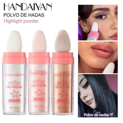 Patting Highlight Powder 拍拍高光粉面部身体提亮细闪修容腮红