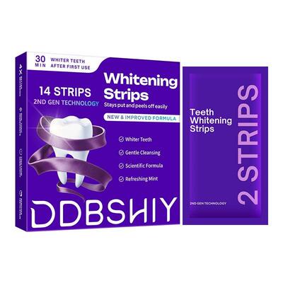 dr dent purple teeth whitening 牙贴 呵护牙釉质层牙贴