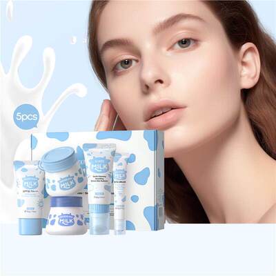Hydrating Soft Milk Facial Care Kit 5PCS 牛奶五件套长效保湿