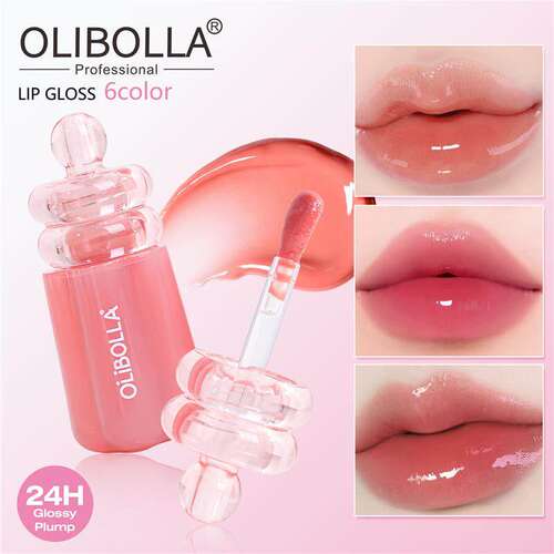 OLIBOLLA Mirror Lip Gloss 六色镜面唇釉 24H 持妆水光丰唇唇彩