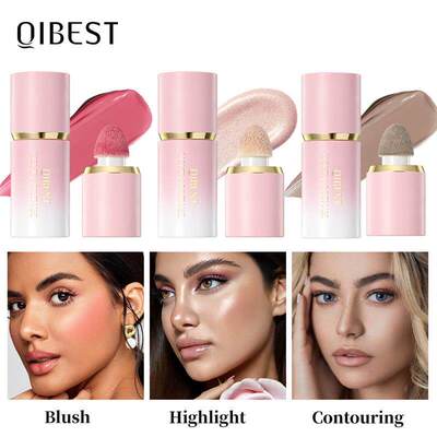 Blush Highlight & Contour Liquid Pen腮红高光修容液笔妆感通透