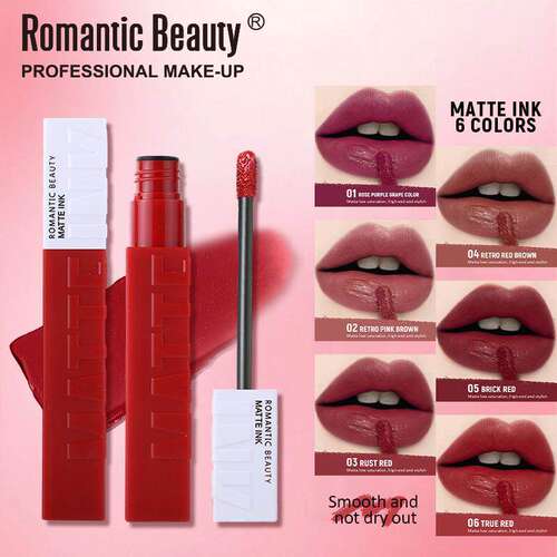 Velvet Matte Lip Color 丝绒哑光口红 上色顺滑轻松衬出白皙肤色