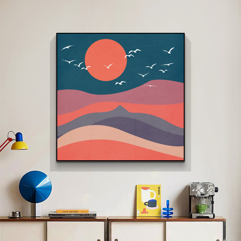 现代艺术装饰画奶油风客厅沙发背景墙壁画玄关走廊摆件过道挂画,家居饰品,现代装饰画,淘宝优惠券,粉丝福利购,淘宝优惠卷