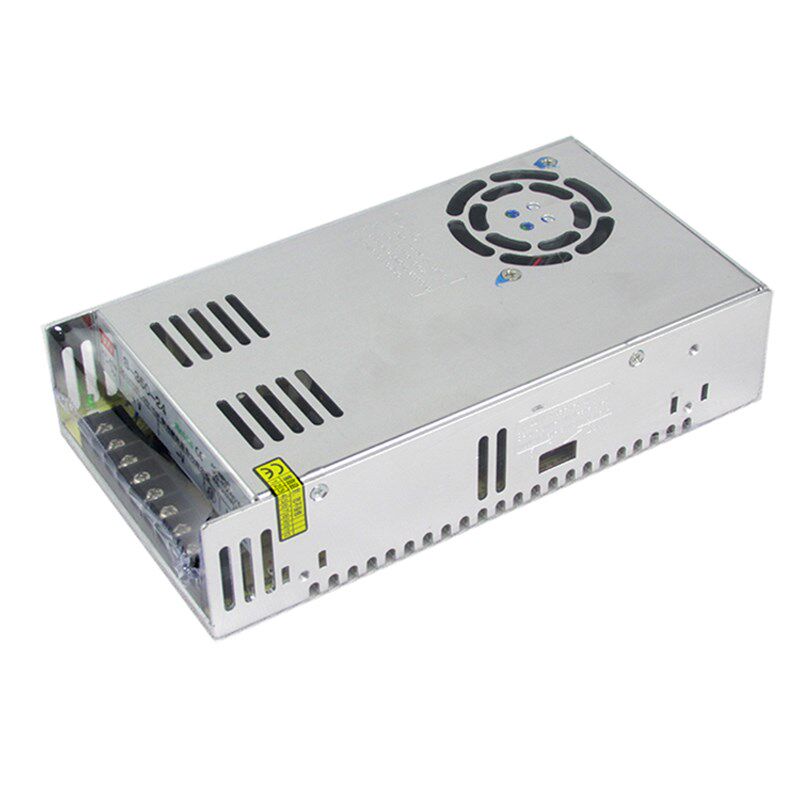 明纬科技 S-350-12 12V/29A 开关电源 工业电源 内带风扇电源