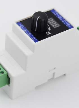 导轨式安装电压0-5V/10V信号发生器AC220V模拟量变频阀门开度控制