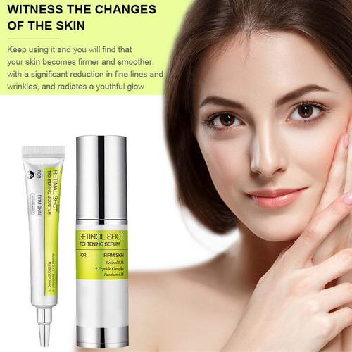 视黄醇紧致精华液Retinol Eye Cream视黄醇紧致眼霜温和补水
