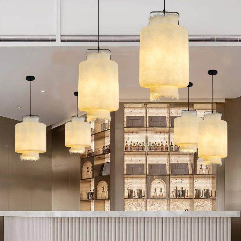 现代简约餐厅灯中式创意吧台民宿户外防水别墅庭院阳台装饰氛围灯