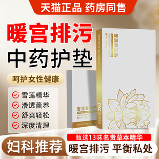 雪莲贴护垫排毒去味女私密养护两片装