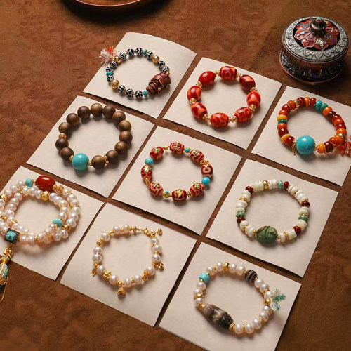 妙艺原创高端文玩手工DIY吊坠挂件项链小配件珠宝首饰散珠