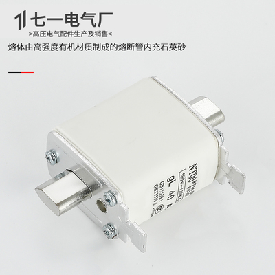 RT16/NT00/NT1/NT2 63A100A160A250A400A600A 陶瓷保险丝熔断器