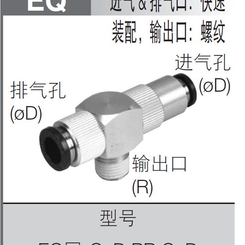 日本PISCO快速排气阀 EQ03-C10P02C12