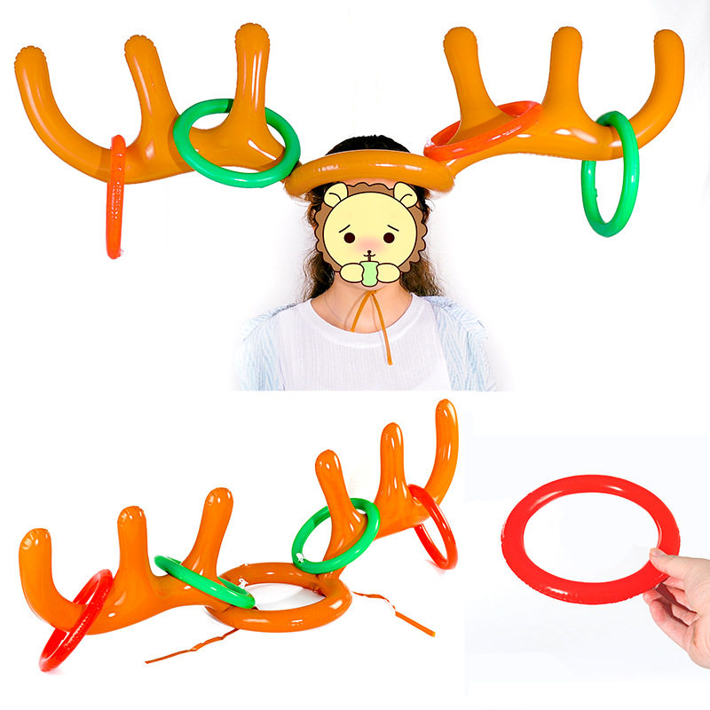 「次日达」结婚用品接亲整蛊道具创意充气鹿角头箍套圈投掷圈堵门,节庆用品/礼品,堵门/游戏道具,淘宝优惠券,粉丝福利购,淘宝优惠卷