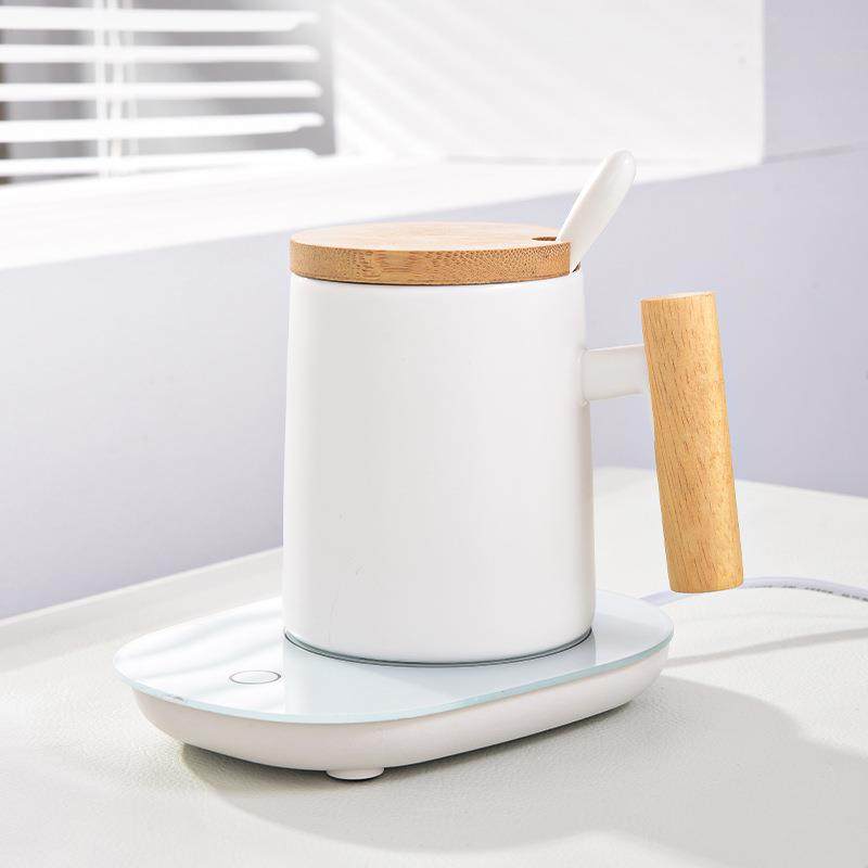 北欧恒温杯垫55度暖暖杯加热杯垫陶瓷保温底座办公室热牛奶礼品,餐饮具,马克杯,淘宝优惠券,粉丝福利购,淘宝优惠卷