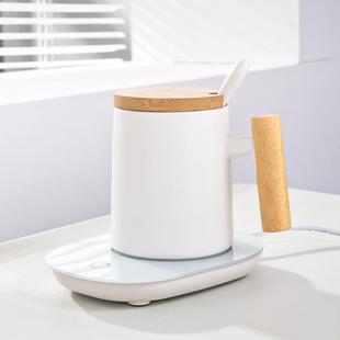 北欧恒温杯垫55度暖暖杯加热杯垫陶瓷保温底座办公室热牛奶礼品