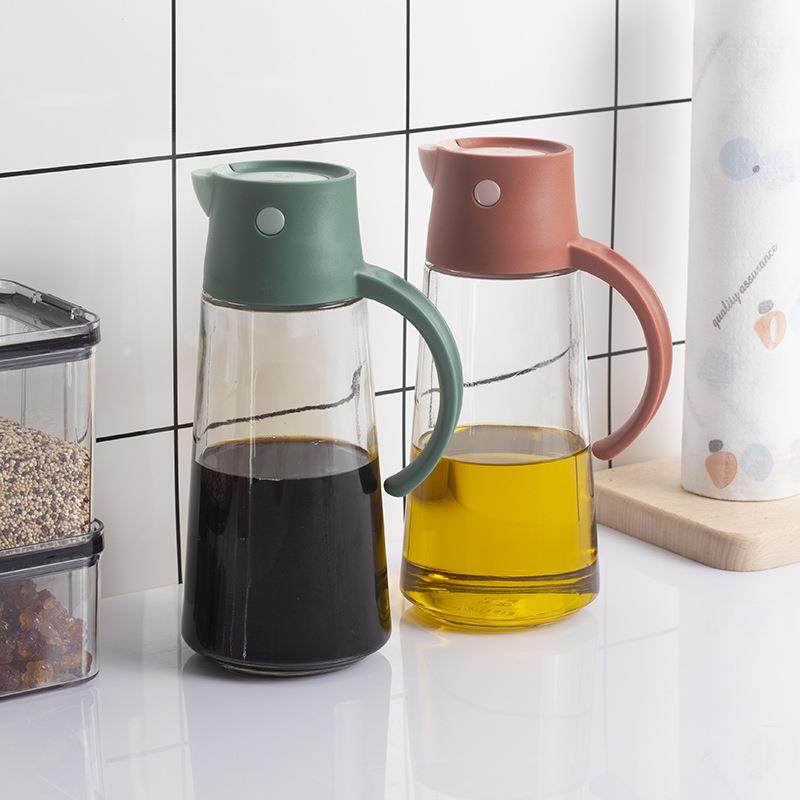 油壶油瓶玻璃家用倒油装油瓶防漏油罐自动开合厨房料酒瓶酱油醋壶,厨房/烹饪用具,油壶,淘宝优惠券,粉丝福利购,淘宝优惠卷