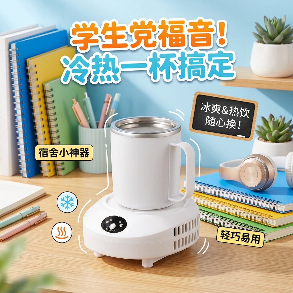 新品 制热制冷双功能杯快速便携制冷杯啤酒饮料速冷杯冷水杯宿舍