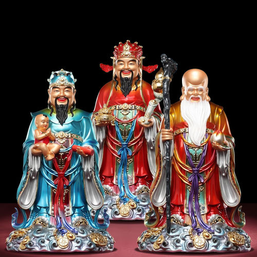 【佛友都在请】福禄寿三星神像